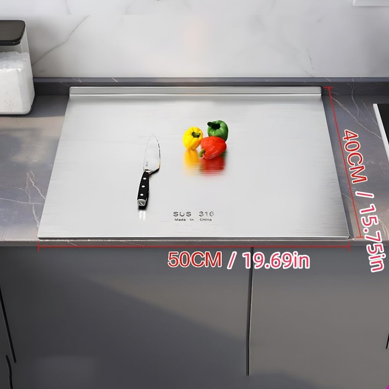 Stainless Steel Cutting Board,Cutting Boards for Kitchen,Chopping Board,Large Cutting Board