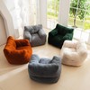 MAXYOYO Sherpa Bean Bag Chair, Boucle Tufted Bean Bag Couch,