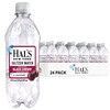 Hal's New York Seltzer Water, Black Cherry Sparkling Water, 20