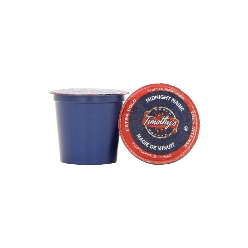 Timothy's World Coffee, Midnight Magic, K-Cup Portion Pack for Keurig