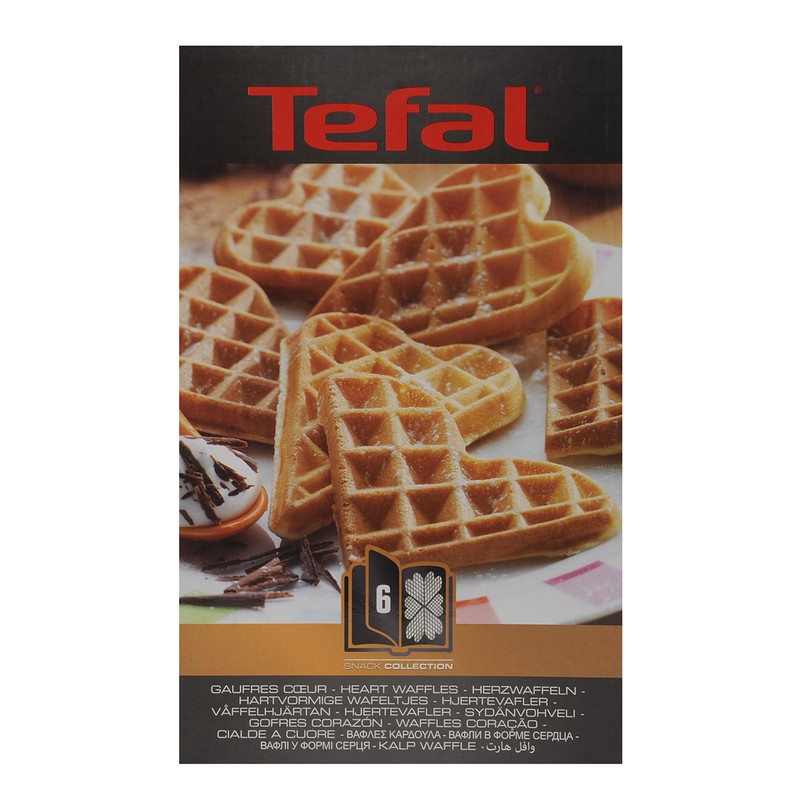 Tefal XA8006 Snack Collection Plate Heart Waffles, number 6