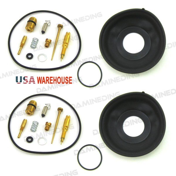 Damineding Set of 2 Carburetor Carb Rebuild Kit CJ360 CB360