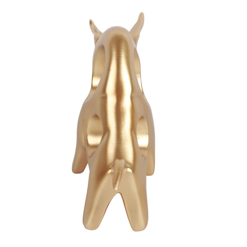 Bull Sculpture Ornaments Exquisite Details Smoother Lines Lucky Home Decorations