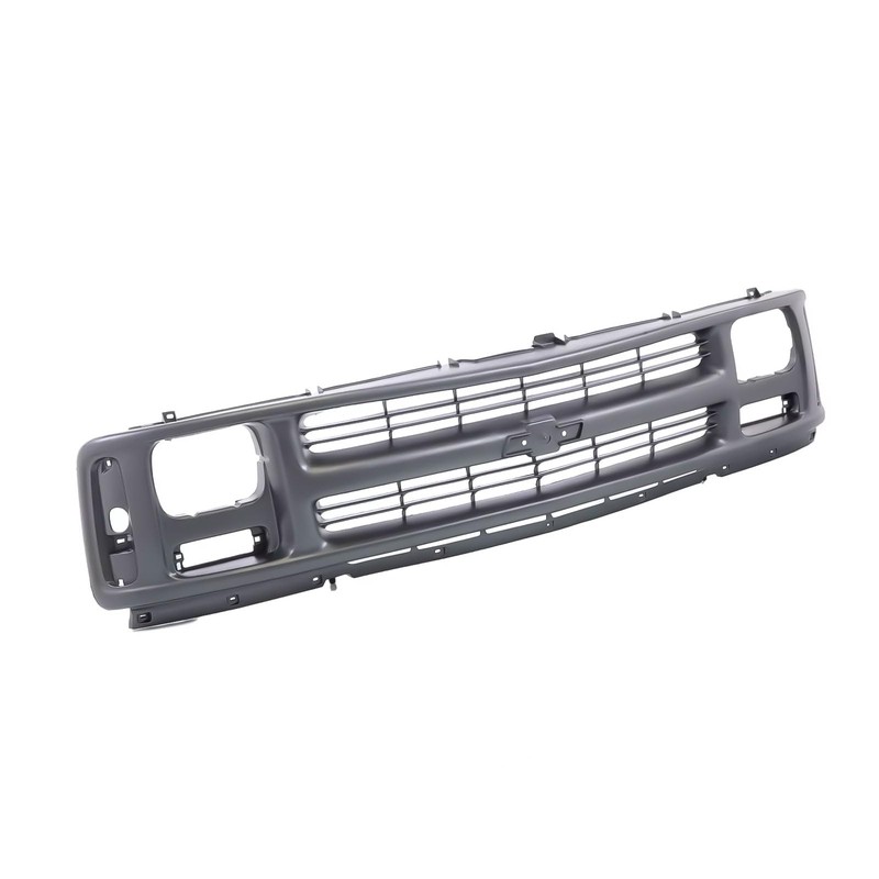 LOSTAR Front Upper Bumper Cover Grille & Skid Plate Primed