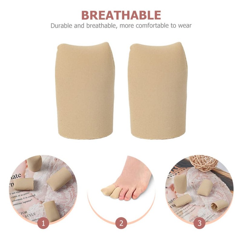 FOMIYES 2pcs Toe Scuffs Toe Caps Toe Finger Protector Gelt