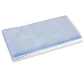 100Pcs Heat Shrink Wrap Bags 28×40cm, Clear PVC Shrink Wrap Film for Packaging, Transparent High Shrinkage Waterproof Bags for Electronics, Cosmetics, Hardware, Gifts, Dustproof Protective Use