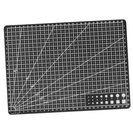 jojofuny Cutting Mat A4 Double-Sided Artist Mat Grid Lines Carving Sewing Pad for Precision Crafting