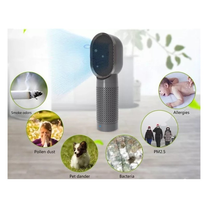 EcoQuest HEPA & CHARCOAL AIR PURIFIER ECOQUEST, LIVING AIR, IONIZER