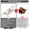 Alise Double Roller Catch Cabinet Latches,Adjustable Double Ball Tension Roller