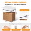 Moryimi Brown Sugar Container Airtight, 2 Quart Brown Sugar Keeper