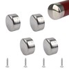 UFURMATE Handrail End Cap, 4PCS 201 Stainless Steel Round Handrail