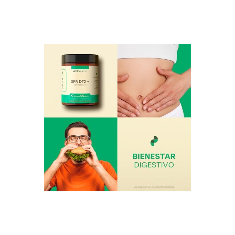 Spr Dtx Ciruela Linaza Papaya Lactobacillus Acidophilus 120 Cápsulas 500mg