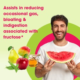 Intoleran Fructase Digestive Enzymes - 108 Capsules | Supplement for Fructose Intolerance | Enzymes to Help Digest Sugary Foods & Drinks (Fruit Sugar) | Fast Acting | Pure and Vegan | Low FODMAP