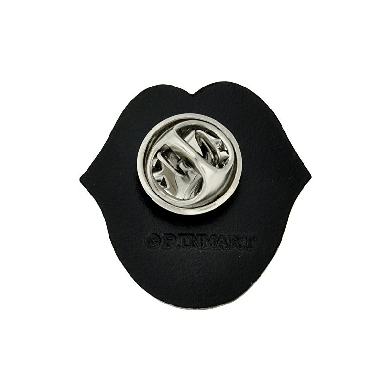 PinMart Huh Pink Lips Cute Trendy Enamel Lapel Pin