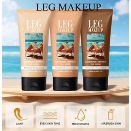 Leg Makeup Full Coverage Concealer,Leg Vein Cover up Makeup for Varicose Scar,Flawless Looking Legs, Water Resistant Transfer Proof 118 ML Medium Shades