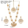 Jwellmart Women's Diva Collection White Kundan Stone Faux Pearl Rani