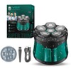 VGR 373 Cordless Bald Head Shaver for Men with 6D