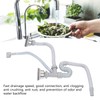 Double Sink Waste Siphon, Universal Flexible Kitchen Sink Drain Pipe