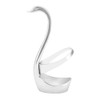 Stainless Steel Swan shaped Fork Spoon Holder with 3 Spoons