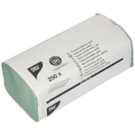 Papstar 17205 Paper Towels, Crepe Paper, Green, 9.5 x 25 x 12 cm