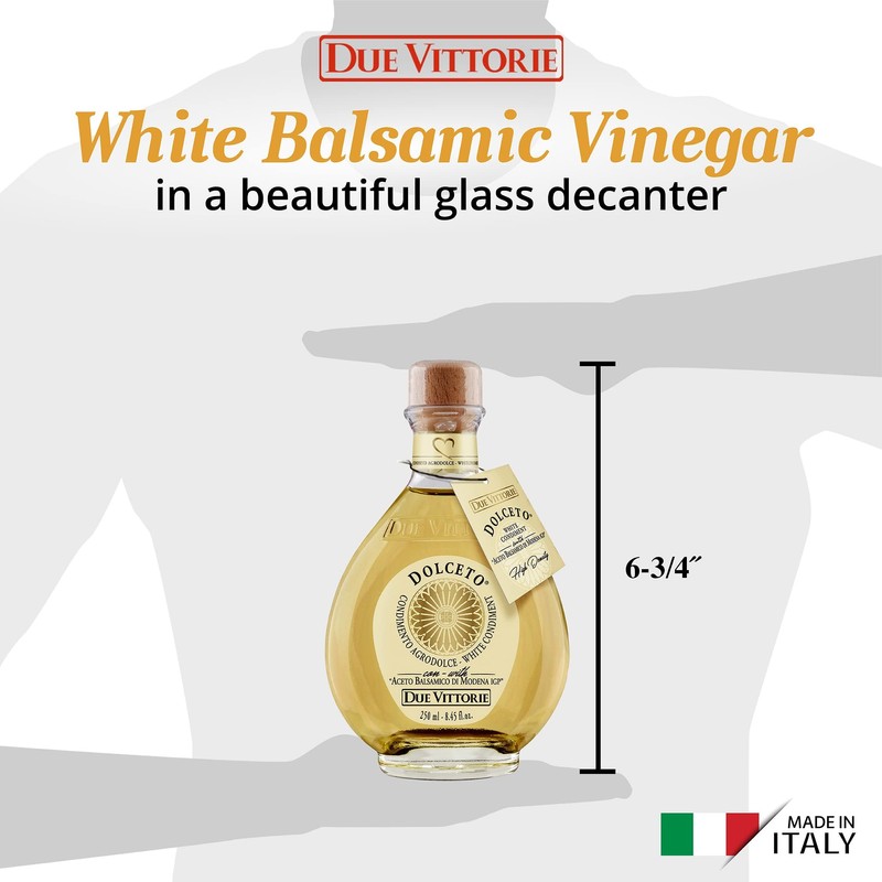Due Vittorie Dolceto White Balsamic Vinegar Dressing - Made with