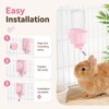 Pet Water Bottle for Cage, 17oz Small Animal Water Dispenser