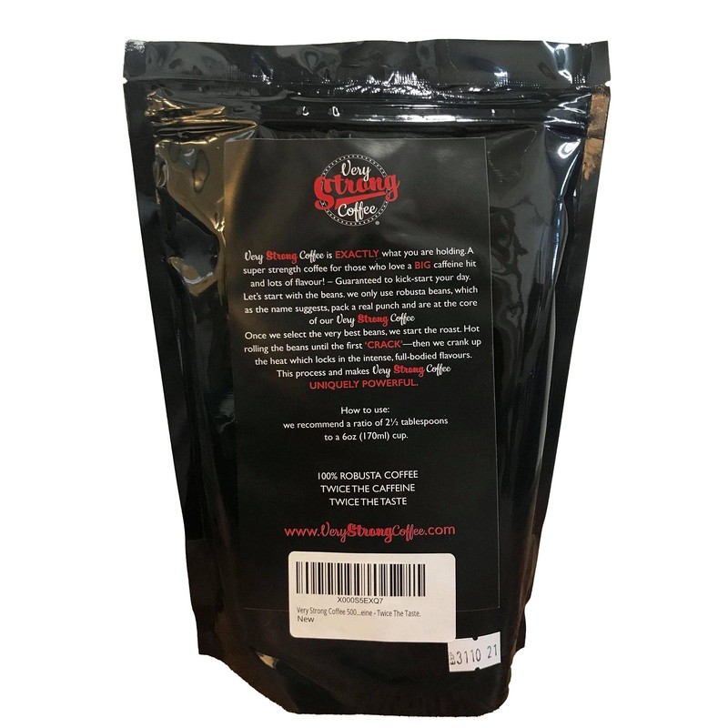 Very Strong Coffee 250g - Whole Beans - 100% ROBUSTA