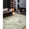 Loloi II Rosette Teal/Ivory 2'-2" x 3'-8" Accent Rug