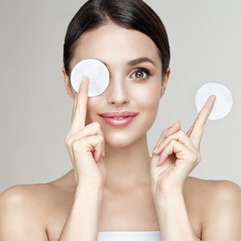 KARRMA LTD. 100% Pure 240 Cotton Wool Pads Round, suitable for everyday use for cleansing or moisturising all skins types