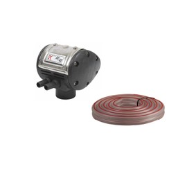 Melasty Pneumatic Pulsator 60/40 for Cow Milking Machine with 8 Ft Long Twin Transparent Pulsator Hose