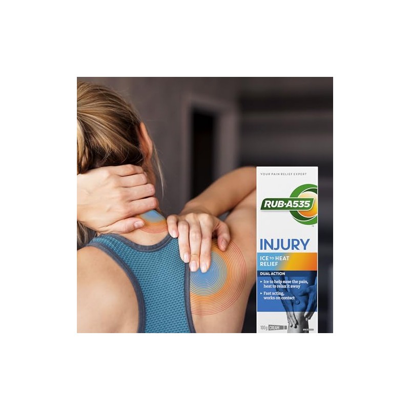 Rub A535 RUB A535 Injury Ice to Heat Relief Cream,