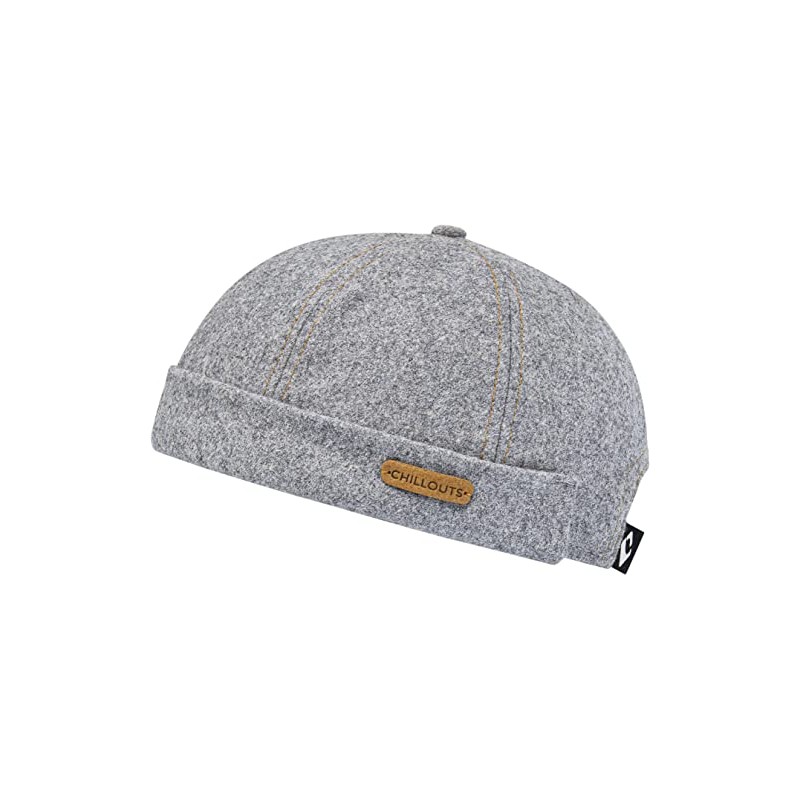 CHILLOUTS Men's Todd Hat Docker Cap, Light Grey, One Size