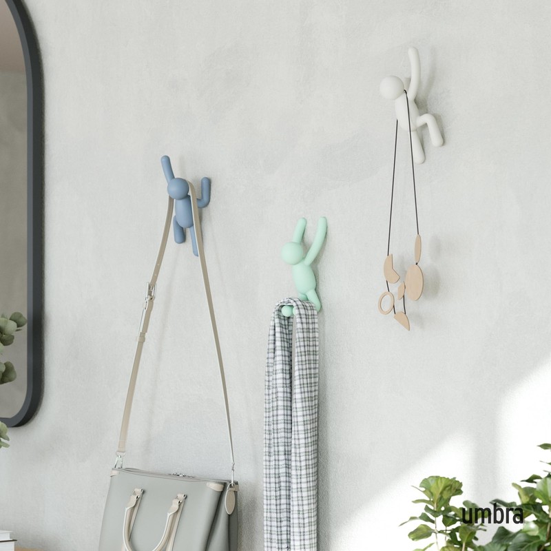 Umbra Buddy Wall Hooks – Decorative Wall Mounted Coat Hooks