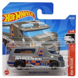 Hot Wheels - HW Rapid Response - HW Rescue 5/10 - HCX79 - Short Card - Ambulance - Mattel 2022