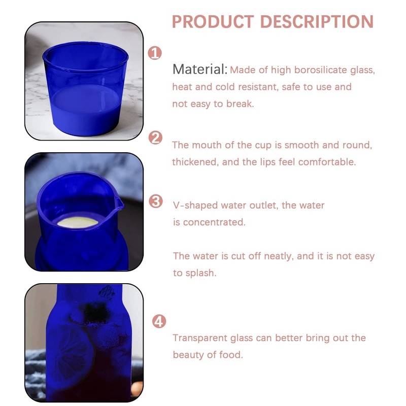 DOERDO Bedside Water Carafe Set with Tumbler Glass, Glass Mouthwash