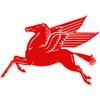American Collectibles Mobil Pegasus Plasma Cut Metal Sign