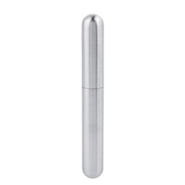 Fdit Socialme-eu Thickened Stainless Steel Cigar Holder Humidor Tube for Travel Carry Bag Reusable Packaging