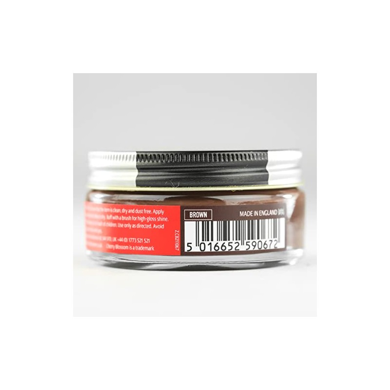 Cherry Blossom Footwear Renovating Shoe Cream Care Product, Brown, 50ml