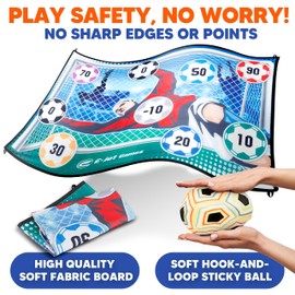 Soccer Gifts, Soccer Wall Mat with Football Ball, Boy Girl Toddlers Ages 3 4 5 6 7 8 Year Old