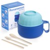 Ronanemon Large Ramen Bowl,40oz Ramen Noodle Bowls Microwavable, Ramen Cooker