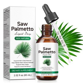 Saw palm drops 60 ml, contributes to the maintenance of the general well-being of men, supports male vitality, supports general well-being, natural and effective