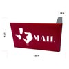 Texas Star Design Red Mailbox Flag Solution, 4.02" x 2.27"