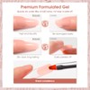 ROSALIND Pink Poly Nail Gel, 60ml/2oz Natural Pink Poly Extension