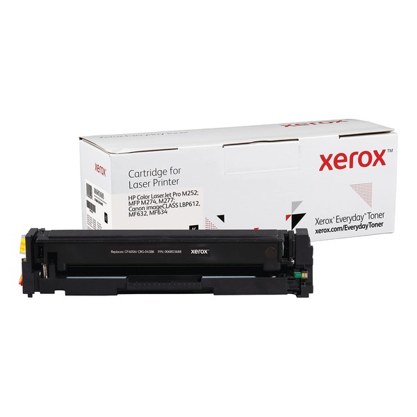 Everyday by Xerox Black Toner compatible with HP 201A (CF400A), Standard Capacity