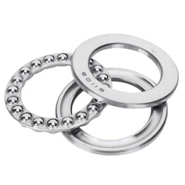 PUSOKEI Pack of 5 Thrust Ball Bearings, 40mm x 60mm x 13mm Aeroplane Thrust Ball Bearings, Low Noise Disposable Rolling Direction