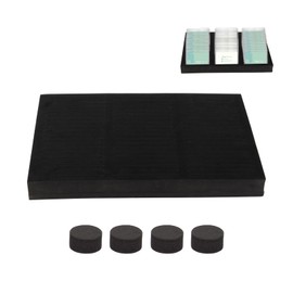 Name Badge Holder, ID Holders Badge, ID Badge Tray Organizer, Name Badge Organizer, Foam Name Badge Holder, ID Tag Name Badge Organizer, Plate ID Card Sign Decor for Desk Office School Business (2)