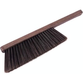 JZS Hand Broom Brush,Natural Wooden Handle Soft Brush Dusting Cleaning Brush,Light and Sturdy for Cleaning