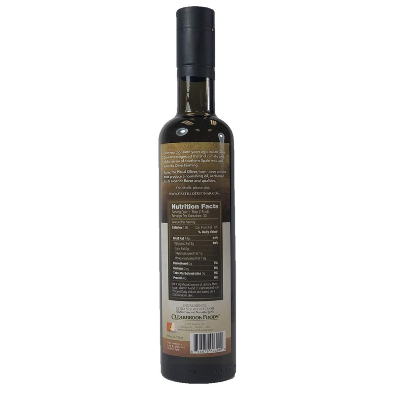 Castillo de Pinar First Cold Pressed Extra Virgin Olive Oil