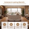 Portable Bathtub for Adults, 37.4" Foldable Bathtub No Installation, Freestanding