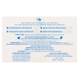 Johnson's Gentle Moisturising Baby Soap Bar Twin Pack 2 x 95g